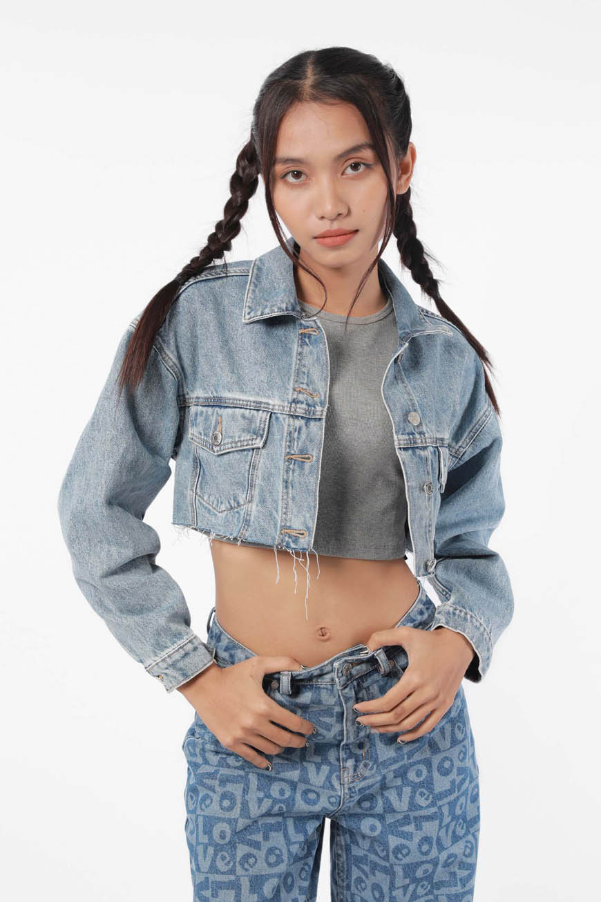 Cropped Denim Jacket | TEN11